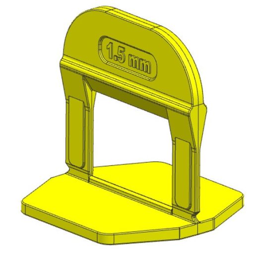 Tile leveling system clips 1.5 mm grout size TLS PRO