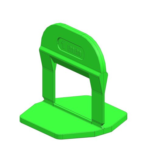 Spony na dlažbu 1 mm 100 ks – Leveling systém TLS PRO ECO