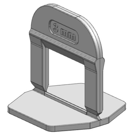 Tile leveling system clips 3 mm grout size TLS PRO