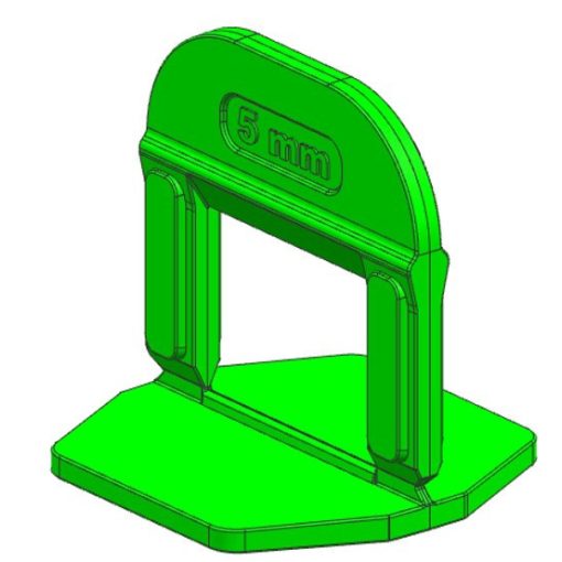 Tile leveling system clips 5 mm grout size TLS PRO